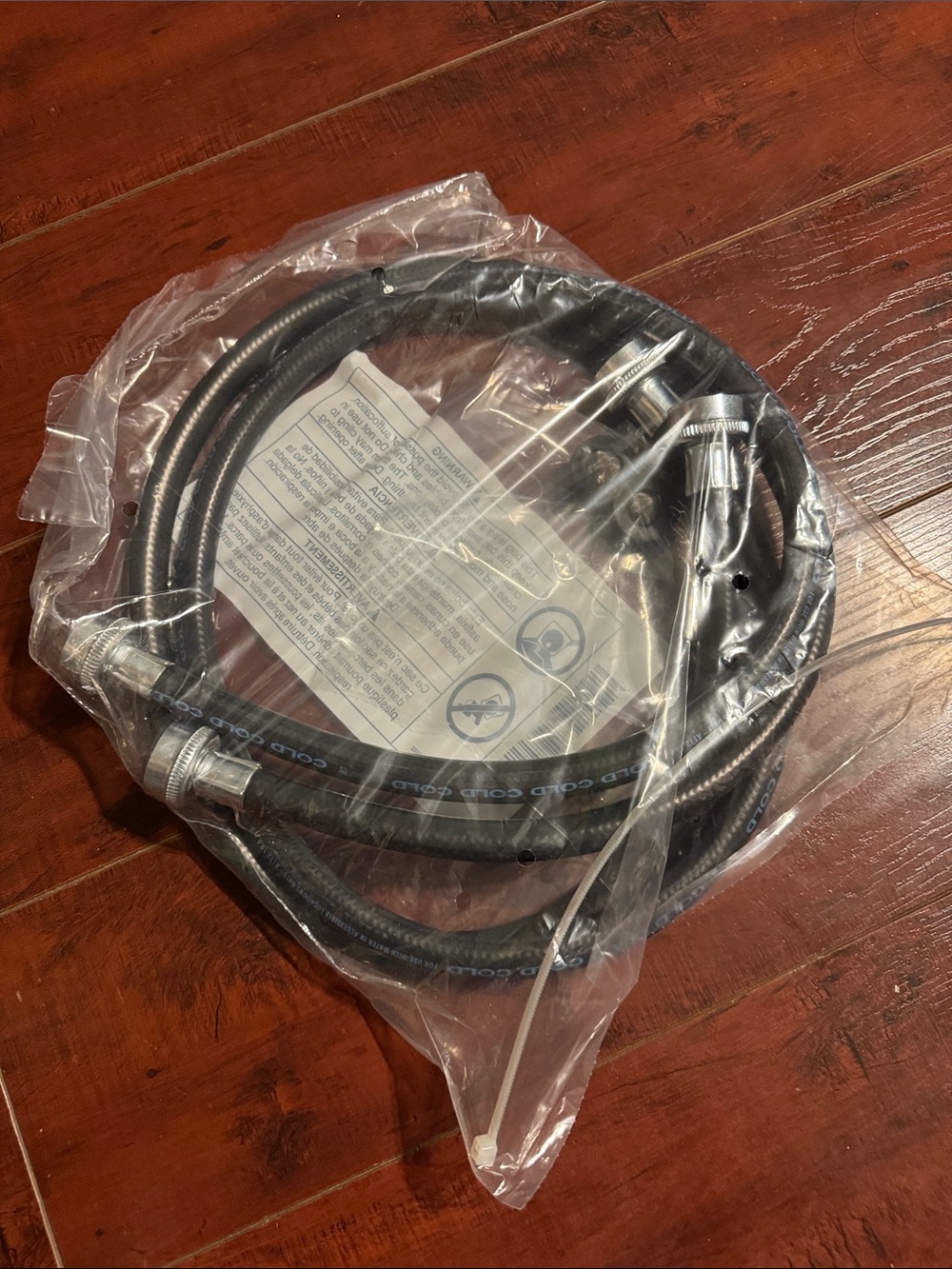 Black Inlet Hose for Water